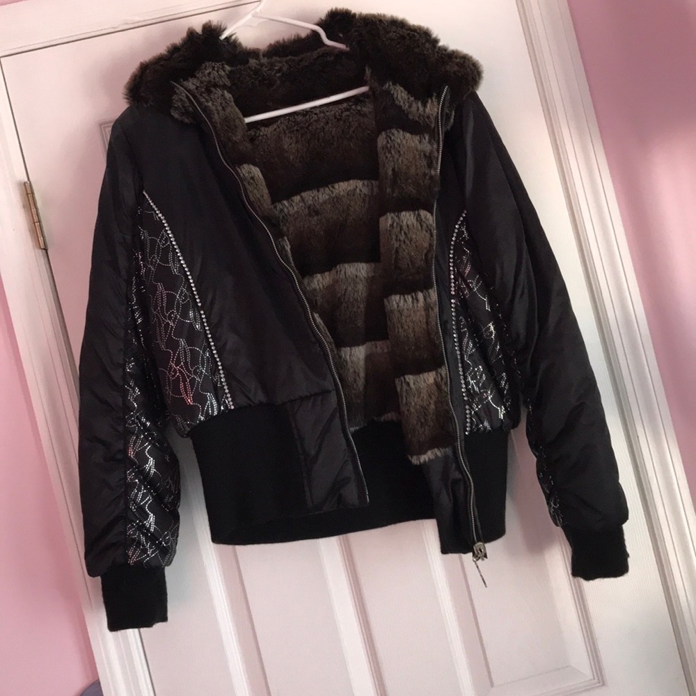 Baby Phat - thick winter coat REVERSIBLE